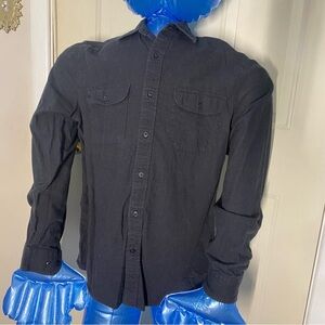 Banana Republic Men's Dark Button-Down Shirt 100% cotton